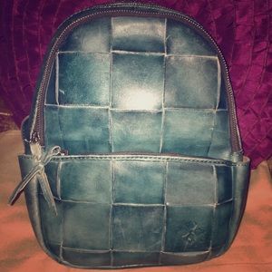 Patricia Nash Jacini Woven Leather Backpack